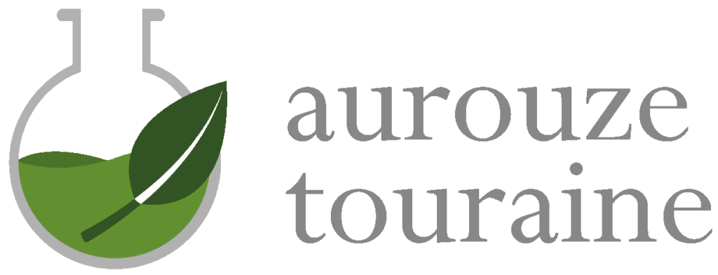 Logo aurouze Touraine texte gris